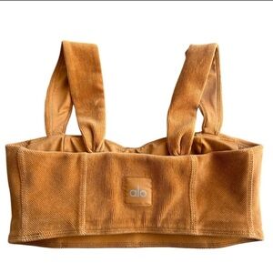 ALO Yoga Golden Tan Corduroy Bralette
